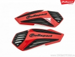 Replacement plastic set red black hand guards MX Air - Polisport