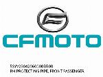 RH PROTECTING PIPE, FRONT PASSENGER - 5SYV23042060000BB00 - CFMOTO