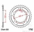 Ritzel hinten JTR1792.44 (Teilung 525) - Suzuki GSX-R 750 U1 / 750 U2 / 750 UF / 750 X / 750 XU2 / Triumph Bonneville 800 - JM