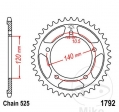 Ritzel hinten JTR1792.45 (Teilung 525) - Triumph Bonneville 865 EFI T100 McQueen Edition / 865 SE EFI / 865 T100 / Daytona 600 -