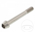 Round conical cap screw Pro Bolt M10 x 1.25 x 80 mm aluminum - JM