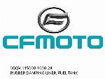 RUBBER DAMPING LINER, FUEL TANK - 0GQV-115000-1000-24 - CFMOTO