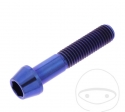 Rundkonus-Kappen Schraube Pro Bolt M10 x 1.50 x 50 mm Edelstahl A4 blau - JM