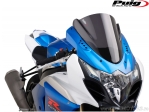 Sötét füstös verseny szélvédő - Suzuki GSX-R 1000 ('09-'16) / GSX-R 1000 Z ('13-'14) / GSX-R 1000 ZUF ('13-'14) - Puig