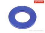 Saiba Bout M12 12,40 x 24,00 x 2,60 mm titanium blauw - JM