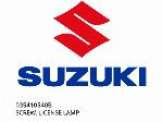 SCREW. LICENSE LAMP - 035410540B - Suzuki