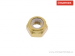 Self-locking nut Pro Bolt M5 x 0.80 mm gold aluminum - JM