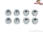 Set achterwielmoeren (8 stuks) - Honda TRX450R Sportrax Kickstarter ('04-'09) / TRX700XX ('08-'09) - All Balls