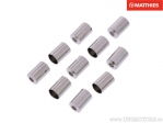 Set di 10 Nippel per Saldatura Lunghezza: 9.0mm - Diametro del Foro: 2.5mm - Diametro Esterno: 6.0mm - JM in EX