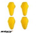 Set di protezioni per spalle e gomiti - Modello SD-A11 - colore: giallo - Seventy Degrees