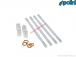 Set pins / nuts cylinder (M6x120mm) - Aprilia SR 50 2T R, Factory (Piaggio) LC / Piaggio Extreme LC / Quartz - Polini