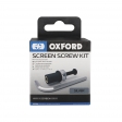 Set schroeven voor motorfiets windscherm (Zilver) - Oxford