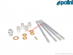 Set stifturi / piulite cilindru(M6x116mm) - Aprilia SR 50 2T R, Factory (Piaggio) LC / Piaggio Extreme LC / Quartz - Polini