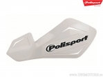 Set witte vervangende plastic onderdelen met handbeschermers Free Flow Lite - Polisport