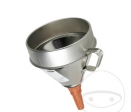 Sheet metal funnel with brass strainer 200 mm - JM