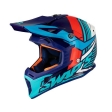 SIFAM - Capacete Offroad SWAP\'s S818 - branco / vermelho / azul [M]