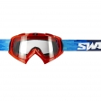 SIFAM - SWAP lunettes Offroad PIXEL, antibuée/antirayure/antidérapant - ROUGE