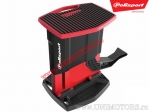 Soporte central plegable rojo para motocicleta enduro/cross - Polisport