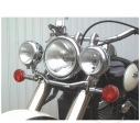 Soporte de faro cromado - Rueda de radios Suzuki VL 800 C800 Intruder ('05-'17) / Rueda de radios VL 800 C800 UE Intruder ('05-'