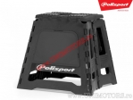 Soporte plegable para motocicleta Enduro/Cross - Negro Central - Polisport