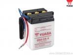 Standard 6V 4Ah Battery - Aprilia Tuareg 125 / Honda XL 500 / XL 185 / Suzuki DR 125 / GP 125 / Yamaha RS 100 - Yuasa