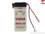 Standard 6V 4Ah Battery - Yamaha DT 50 M / FS 80 SE / LB 80 Chappy / RS 100 / TY 50 / XT 125 / XT 200 - Yuasa