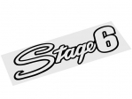 Sticker (decal) - Stage 6 200x60mm (black)