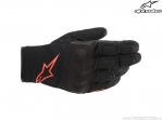 Street Motorcycle Gloves S Max Drystar (Black/Red) - Alpinestars