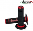 Stuurhandvatten set A020 zwart-rood Domino D: 22 mm L: 118 mm gesloten - JM