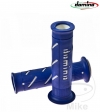 Stuurhandvatten set A250 blauw wit Domino D: 22 mm L: 126 mm open - JM