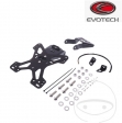 Suporte de placa de matrícula Evotech - Kawasaki Z 400 D ABS ('19) - JM