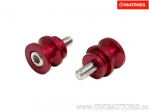 Supporto cavalletto M8 x 1,25 x 25 mm rosso - JM