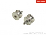 Supporto di supporto in alluminio M6 x 1,0 x 25 mm argento - JM