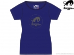 T-shirt décontracté pour femme Furygan Erika TS MC Blue (bleu) - Furygan