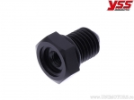 Telescopic black gas valve M10x1.25mm for series 302 / 366 / 456- YSS