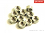 Threaded Spacer M8 10 x 5 mm Aluminum - JM