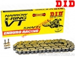 Transmission chain DID X-Ring - 520VT2 (gold / black) - (102-120 links) - DID