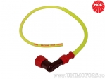 Tubo de Bujía LY11 con Resistencia de 5 Kohm hecha de Resina Fenólica Roja con Cable de 500mm - NGK