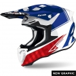 Twist 2.0 Tech Helm Glänzend Blau: Größe - XL