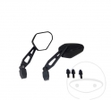 Universal black mirror set with M8 mm attachment on handlebar - JM