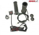 Universal Heated Grips Set - Color: Black (for ATVs, snowmobiles) (length: 126 mm - for 22 mm handlebars) - Koso