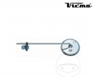 Universal Round Chrome Left-Right Mirror by Vicma for Handlebar Mounting with Clamp - JM