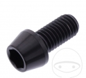 Vis à tête conique ronde Pro Bolt M10 x 1.50 x 20 mm en acier inoxydable A4 noir - JM