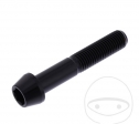 Vite a Tappo Conico Rotondo Pro Bolt M10 x 1.25 x 55 mm Acciaio Inossidabile A4 Nero - JM