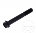 Vite a testa esagonale Pro Bolt M10 x 1.25 x 70 mm in acciaio inossidabile A4 nero - JM