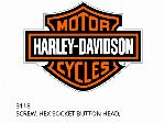 VITE, TESTA A BOTTONCINO CON PRESA ESAGONALE, - 3118 - Harley-Davidson