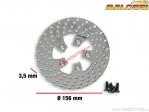 Voorrem schijf (buitendiameter 156 / dikte 3,5mm) - Malaguti F10 Jet Line 50 Air 2T E1 (1996-2001) - Malossi