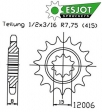 Voorste tandwiel met 13 tanden, kettingstap 415 - Aprilia Red Rose Classic ('92-'93) / Red Rose Classic ('95-'99) / RS Extrema (