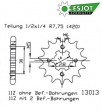 Voortandwiel 13 tanden ketting 420 - Derbi Senda R / Senda R DRD / Senda R X-Race / Gilera RCR 2T 50 / Kawasaki AE 2T 50cc- ESJO