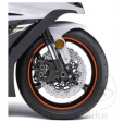 Wheel sticker - orange reflective strip 7 mm - JM